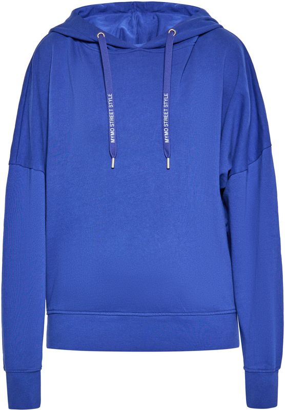 Mymo - Sweatshirt - Koning Blauw - Dames - Oversized Pasvorm