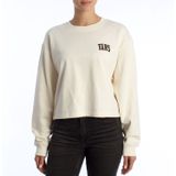 Vans - Relaxed Urban Cropped Sweater - Beige - Dames - Katoen