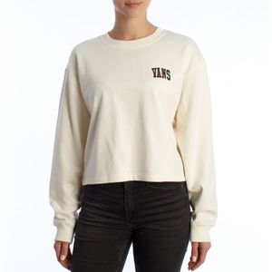 Vans - Relaxed Urban Cropped Sweater - Beige - Dames - Katoen