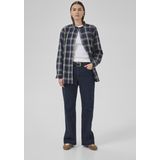 My Essential Wardrobe - Blouse 'MarlyMW' - Crème/Nachtblauw - Klassieke Blouse