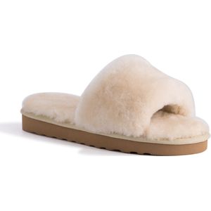 Wooli Australia - Fluff Slide Slippers - Cream - Gezondheidsslippers