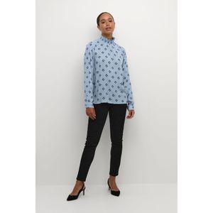 Blouse met lange mouwen Regular fit Faded Denim/Midnight Flower floral
