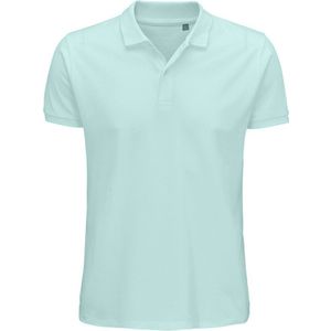 SOLS Heren Planet Pique Organisch Poloshirt (Arctisch Blauw) - Maat XL