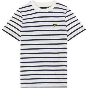 Lyle And Scott - Breton T-shirt - Marine - Voor Jongens