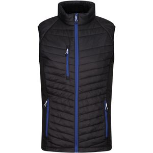 Regatta Heren Navigate Gewatteerd Hybride Gilet (Zwart/Nieuw Royal)