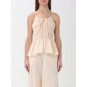 Gerimpelde Cami Top met Peplum Zoom