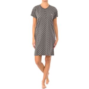 Vrouwen zomer nachtjapon met korte mouwen KL45000