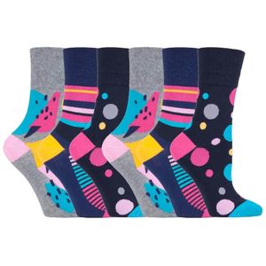 SockShop - Gentle Grip - Sokken - 6 Paar - Zacht Katoenrijk Garen