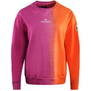 Parajumpers Augusta Split Pink / Sun Orange Sweatshirt - Maat S