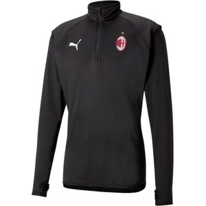 Puma - AC Milan 2020-21 - Warmup Voetbal Training Midlayer - Zwart