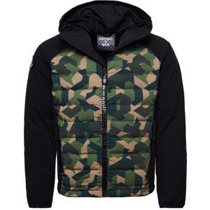 Superdry Hybride Motion Radar Jas Met Capuchon - Heren - Maat S