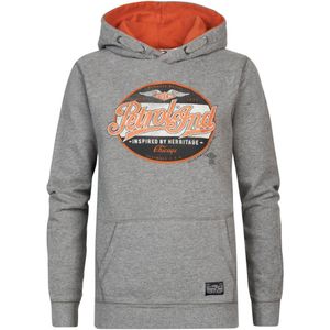 Petrol Industries - Jongens Artwork Hoodie Evanston - Grijs - Maat 6J / 116cm