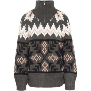 Kari Traa - Amelia Knit - Pullover - Dames - Troyer - Halflange Rits