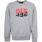 Diesel - Sweatshirt - Grijs - Katoen - Ronde Halslijn