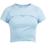 MYMO - Top - Lichtblauw - Wikkeltops