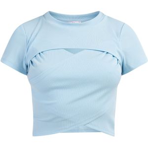 MYMO - Top - Lichtblauw - Wikkeltops