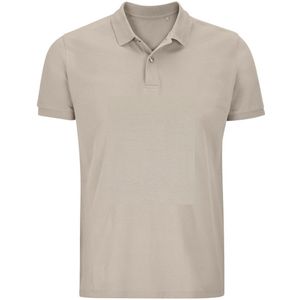SOLS Heren Planet Piqué Biologisch Poloshirt (Touw)