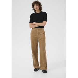 Part Two - Broek - Bruin - Dames - Wijde Straight-leg