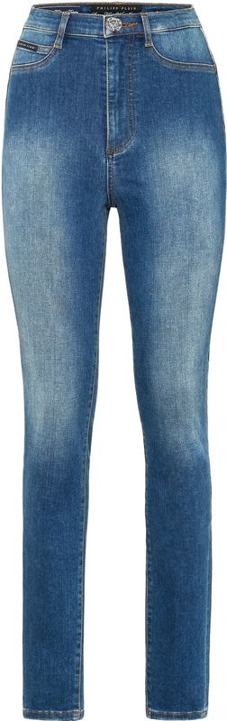 Philipp Plein - High Waist Jegging - Blauw - Skinny Jeans