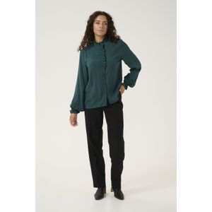 Overhemd met lang mouwen Straight fit Sea Moss green