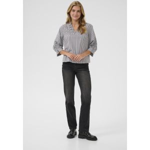 Shirt met lange mouwen KAmarianne Regular fit grey white