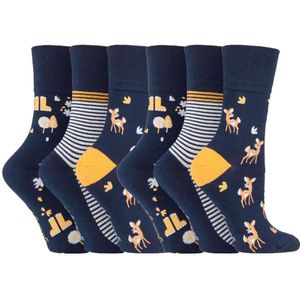 6 paar sokken zonder elastiek damessokken met zachte grip - GG202