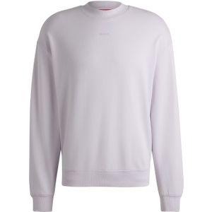 HUGO - Dapocrew - Sweatshirt - Paars - Relaxed Fit - Katoen
