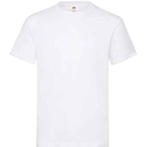 Fruit of the Loom Unisex Adult Zwaar Katoenen T-Shirt (Wit)