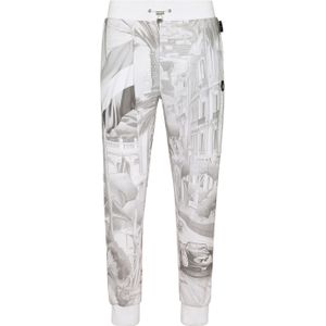 Philipp Plein - Joggingbroek - Grijs - Katoenmix Fleece