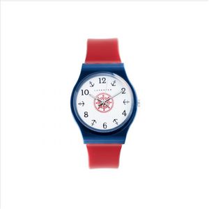 Luxenter horloge, Khaf gerhodineerd - rood