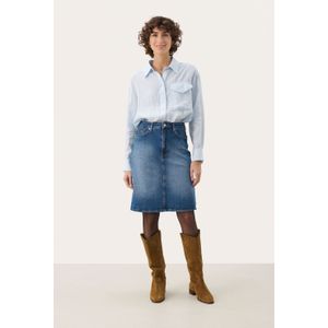 Part Two - Denim Rok - Blauw