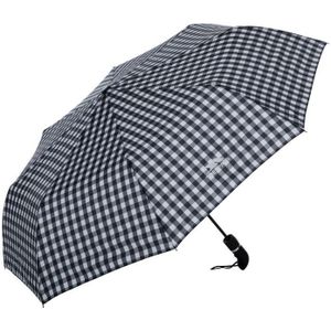 Trespass Dames Brolli Compact Paraplu (Zwarte cheque)