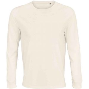 SOLS Unisex Adult Pioneer Organic Cotton T-shirt met lange mouwen (Gebroken wit)