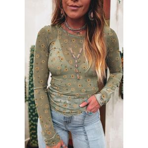 Bloemen Langarm T-shirt