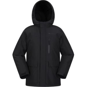 Mountain Warehouse Kinder/Kinder Noah Borg Gevoerd Waterdicht Jasje (Zwart)