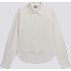 Oversized getailleerd damesoverhemd KAELY CROPPED