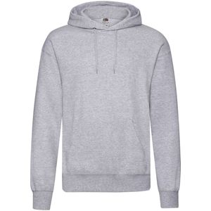 Fruit of the Loom Heren Classic Heather Hoodie (Heide Grijs)