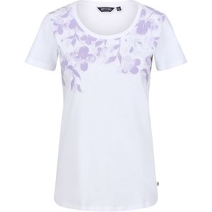 Regatta Dames/dames Filandra VI Bloemen T-shirt (Wit) - Maat 36