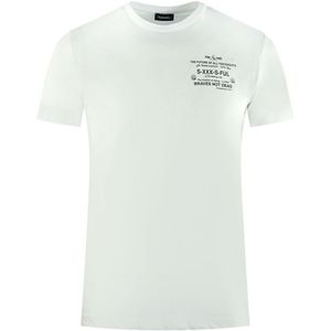 Diesel The Future Of All Yesterdays Logo White T-Shirt - Maat L