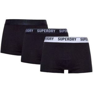 Superdry Heren Boxer Pack x3 multi zwart