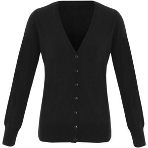 Premier Vrouwen/dames Essentieel Acryl Vest (Zwart)