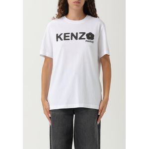 Kenzo, Dames, Tops, Wit, Maat: S Katoen,