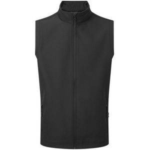 Premier Heren Windchecker Gerecycled Printbaar Gilet (Zwart) - Maat L