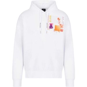 Armani Exchange Heren Hoodie (Wit)