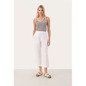 Casual broek Easy fit Bright White