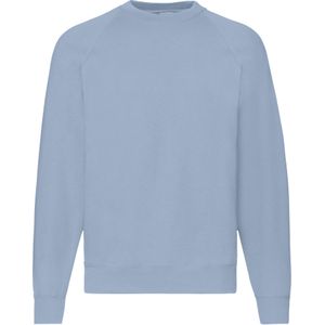 Fruit Of The Loom Heren Raglan Mouwen Belcoro® Sweatshirt (Mineraalblauw)