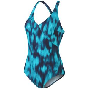 Speedo - Lexi Tie Dye - Eendelig Zwempak - Blauwe Marine