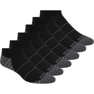 Skechers Sokken met lage uitsnijding voor heren (Set van 6) (Zwart)