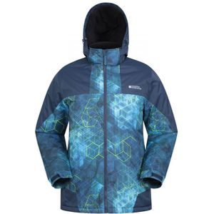 Mountain Warehouse Heren Shadow II Geometric Ski Jacket (Marine)