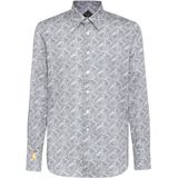 Billionaire - Silver Cut LS Milano - Overhemd - Veelkleurig - Katoen Poplin